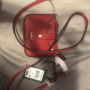 Red DKNY Thomasy Micro Mini Purse. NWT